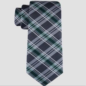 Goodfellow & Co. Mens’ Plaid Tie | Navy Blue and Forest Green